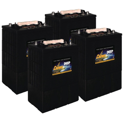 CR-390 Crown Replacement For L16E-AC, 6V 390 Ah Deep Cycle Battery X4
